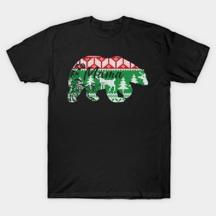 Merry Christmas mama bear T-Shirt